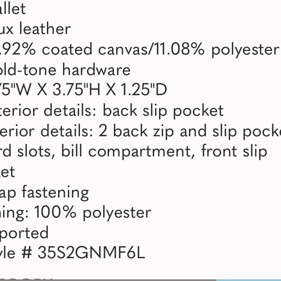 MICHAEL KORS CARMEN BILLFOLD WALLET NWT in BOX PALE GOLD - Picture 6 of 6